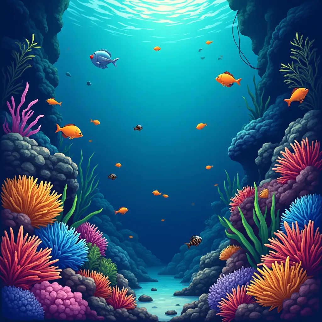 betpawa fishing game underwater illustration